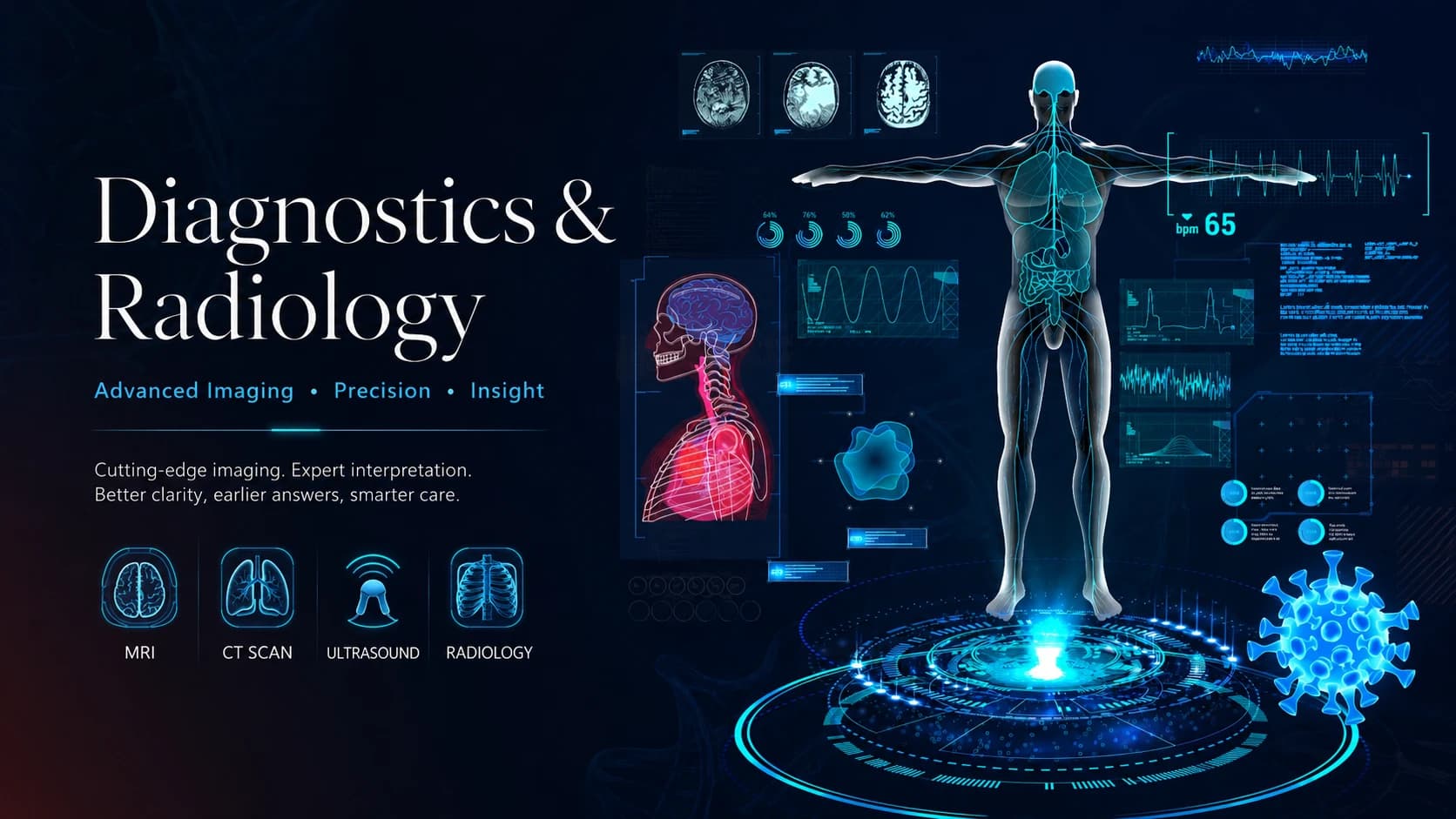 Diagnostics & Radiology - advanced imaging, precision, insight
